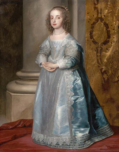 Anthony van Dyck Princess Mary, Daughter of Charles I - Click Image to Close