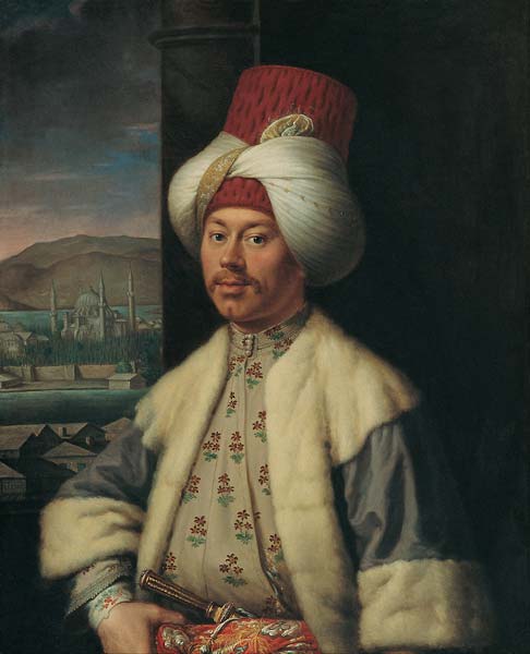 A European in Turkish Costume - Click Image to Close