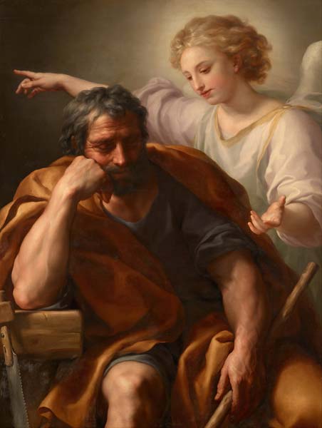 Anton Raphael Mengs The Dream of St. Joseph - Click Image to Close