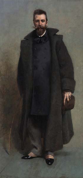 Portrait of William Merritt Chase - Click Image to Close