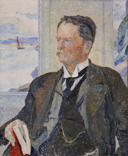Portrait of Swedish scientist Hjalmar Theel - Click Image to Close