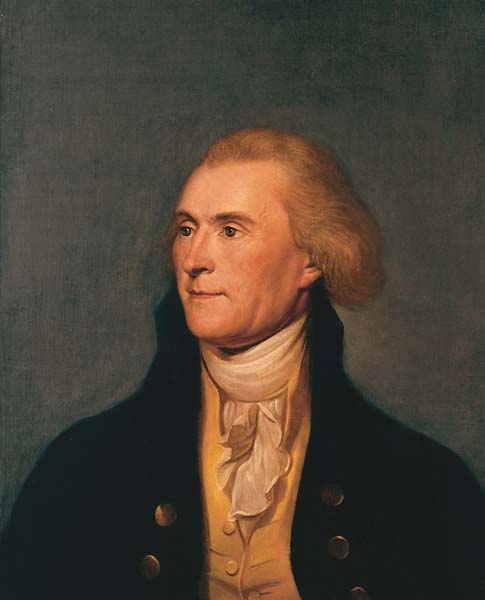 Portrait of Thomas Jefferson - Click Image to Close