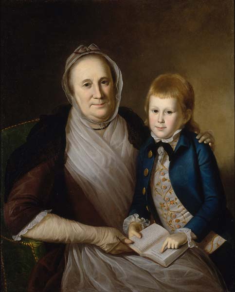 Mrs. James Smith and Grandson - Click Image to Close