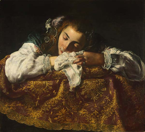 Sleeping Girl - Click Image to Close