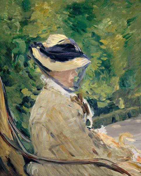 Madame manet at bellevue - Click Image to Close