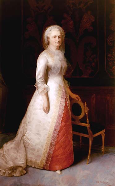 Martha Dandridge Custis Washington (Mrs. George Washington) - Click Image to Close