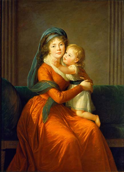 Elisabeth Vigee Lebrun Portrait of princess Alexandra Golitsyn - Click Image to Close