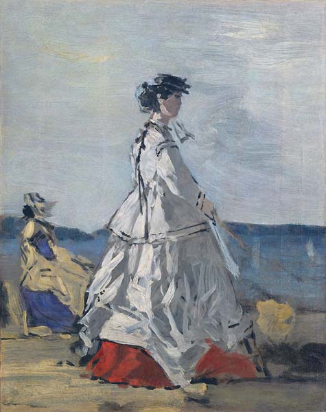 Princess Pauline Metternich on the Beach - Click Image to Close