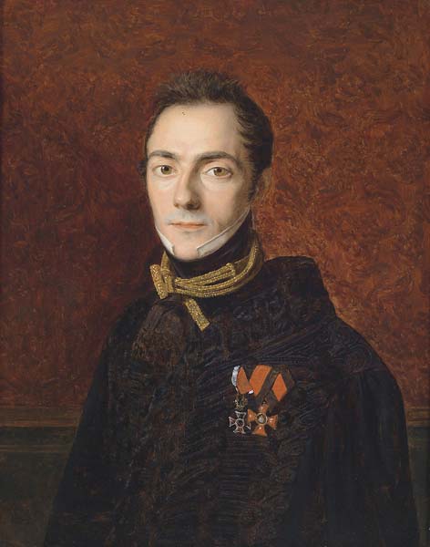 Ferdinand Georg Waldmuller Portrait eines Grafen Apponyi 1827 - Click Image to Close