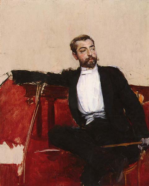 A portrait of john singer sargent - Click Image to Close