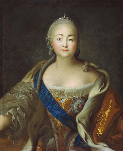 Portrait of empress Elizaveta Petrovna - Click Image to Close