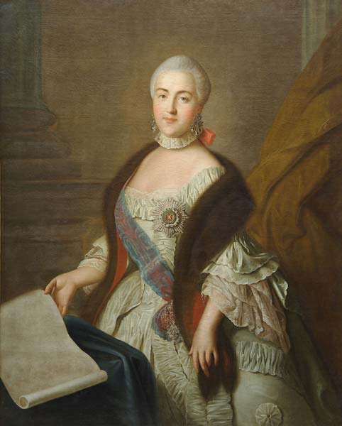 Portrait of great princess ekaterina alekseevna - Click Image to Close