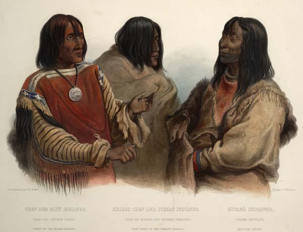 Chief of the blood indians war chief of the piekann indians and - Click Image to Close