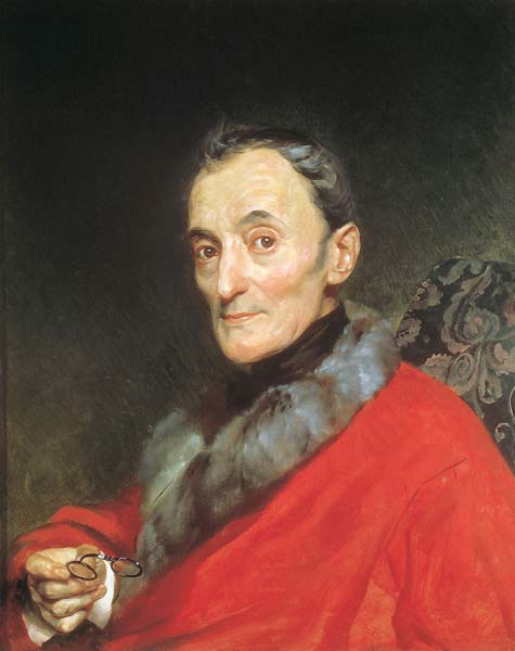 Portrait of Archaeologist Makedandzhelo Lanchi 1851 - Click Image to Close