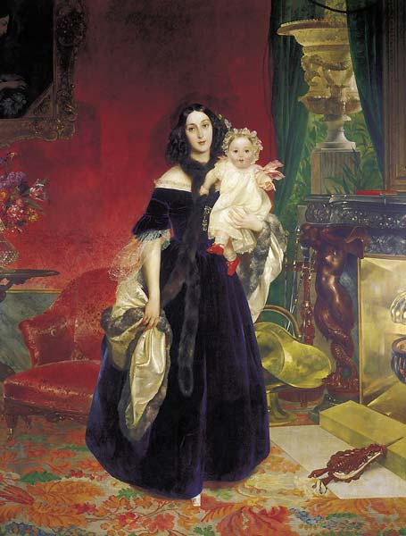 Portrait of m a beck and her daughter m i beck - Click Image to Close