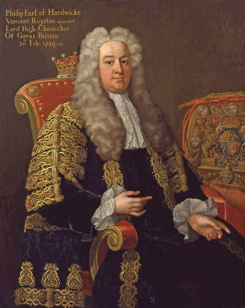 Philip Yorke, 1st Earl of Hardwicke - Click Image to Close