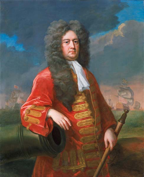 Portrait of Admiral Sir w George Rooke (1650 1709) - Click Image to Close