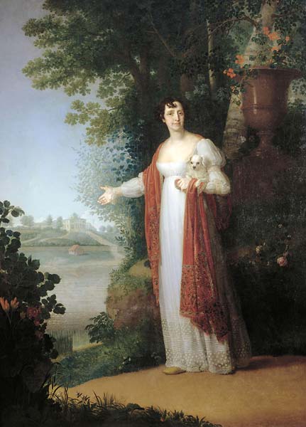 Portrait of Darya Alexeevna Derzhavina - Click Image to Close