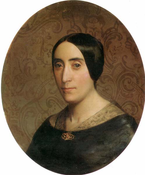 A portrait of amelina dufaud 1850 - Click Image to Close