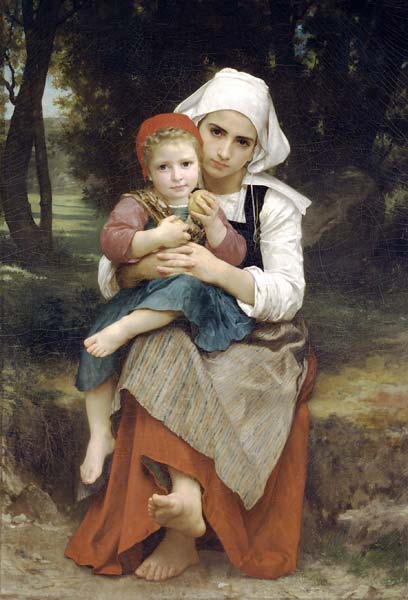 Breton brother and sister 1871 - Click Image to Close