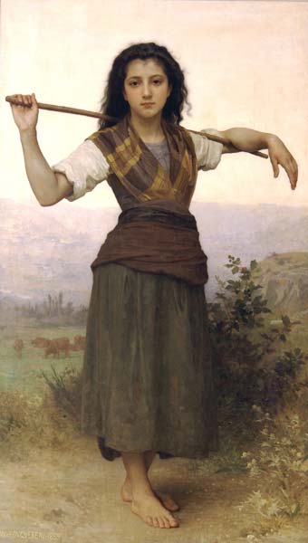 Shepherdess 1889 - Click Image to Close