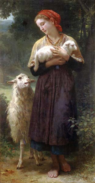 The shepherdess 1873 - Click Image to Close