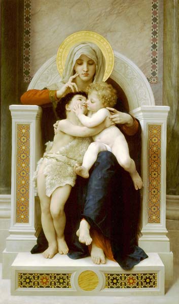 The virgin jesus and saint john baptist - Click Image to Close