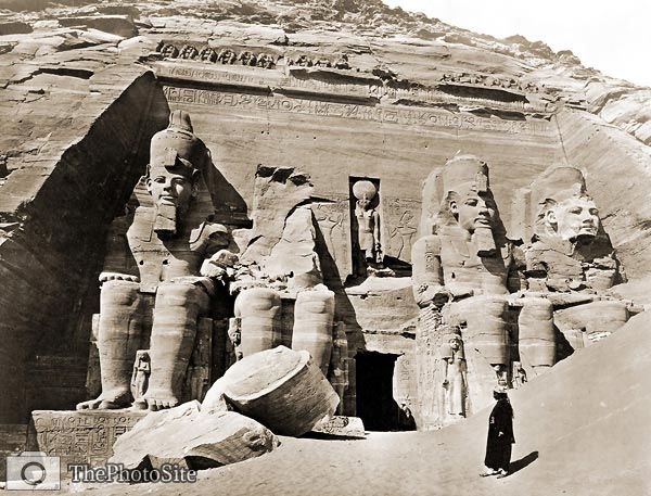 Great Temple at Abu Sunbul, Egypt - Click Image to Close