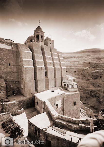 Mar Saba (Greek Orthodox Monastery) Belfry - Click Image to Close
