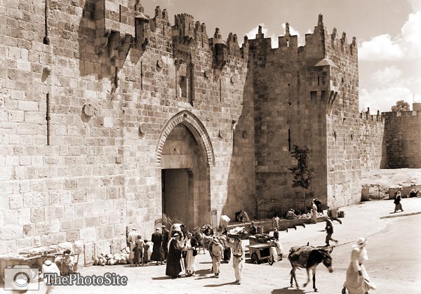 Damascus Gate, Jerusalem, Photograph - Click Image to Close