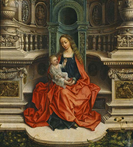 The Madonna and Child Enthroned - Click Image to Close