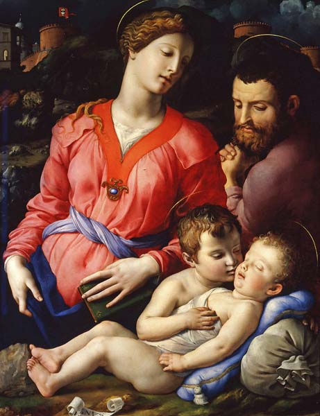 The panciatichi holy family 1540 - Click Image to Close