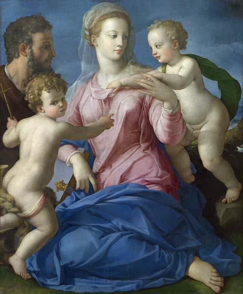 The Holy Family with the Infant Saint John the Baptist (Madonna - Click Image to Close