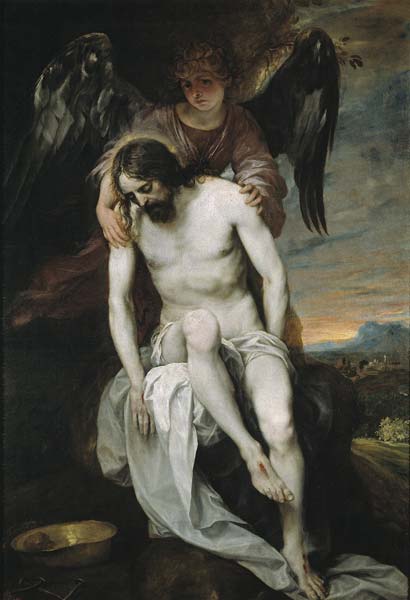 The Dead Christ Supported by an Angel - Click Image to Close