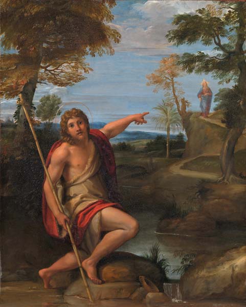 Saint John the Baptist bearing witness - Click Image to Close