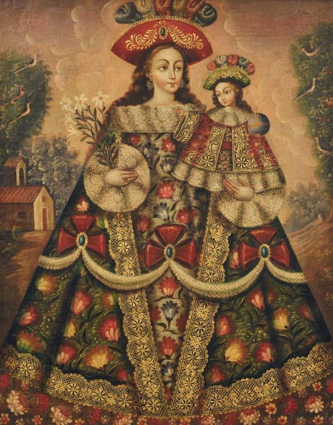 The Virgin of the Pilgrims and Child - Click Image to Close