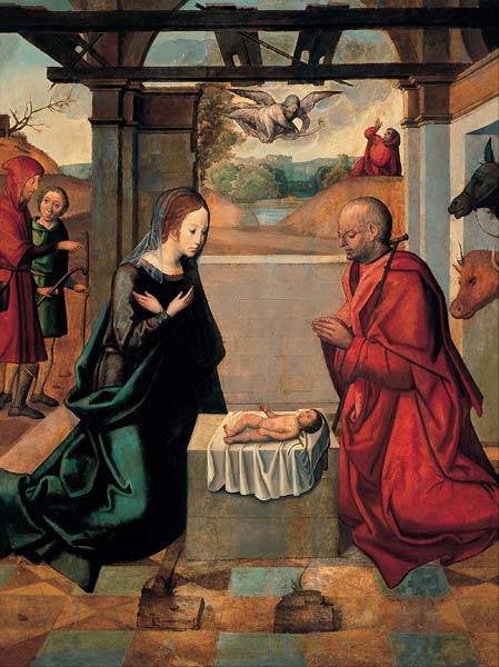 The Birth of Christ and the Annunciation to the Shepherds - Click Image to Close