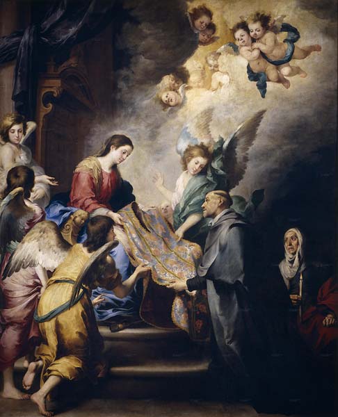 La descension de la Virgen para premiar los escritos de San Ilde - Click Image to Close
