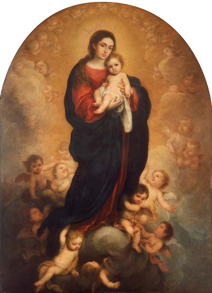 Virgin and Child in Glory - Click Image to Close