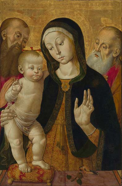Madonna and Child with Two Hermit Saints - Click Image to Close