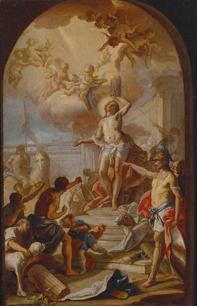 The Martyrdom of St. Sebastian - Click Image to Close