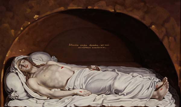 Jesus at the tomb - Click Image to Close