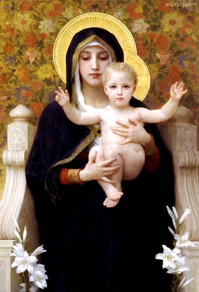 The madonna of the lilies - Click Image to Close