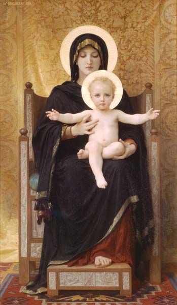 Virgin and child 1888 - Click Image to Close