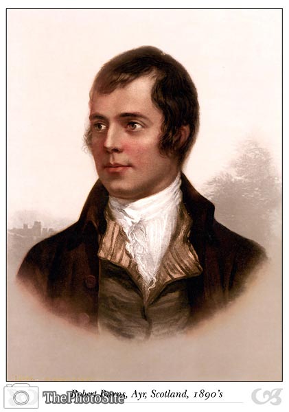 Portrait of Robert Burns, Ayr, Scotland - Click Image to Close