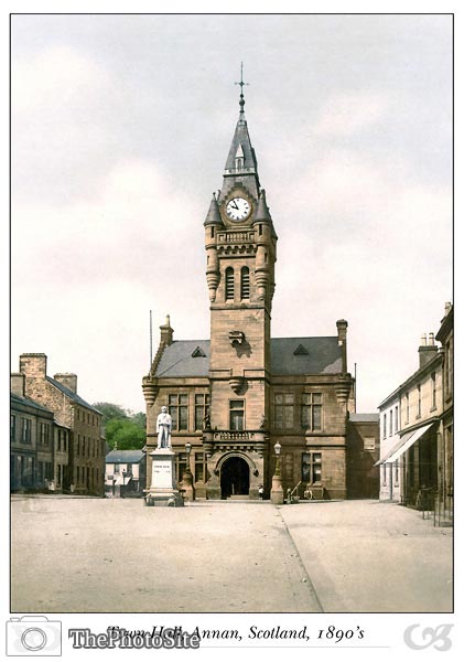 Town Hall, Annan, Scotland - Click Image to Close