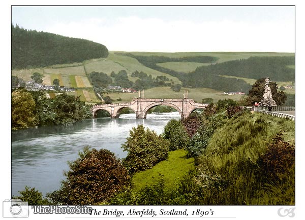 Aberfeldy Bridge, Scotland - Click Image to Close