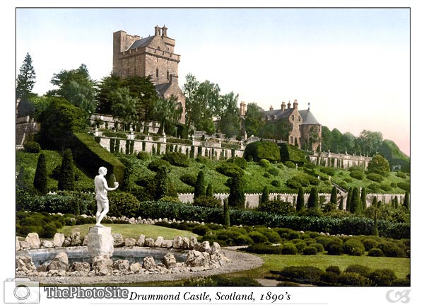 Drummond Castle, Scotland - Click Image to Close