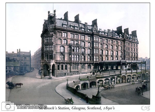 St. Enoch's Station, Glasgow, Scotland - Click Image to Close