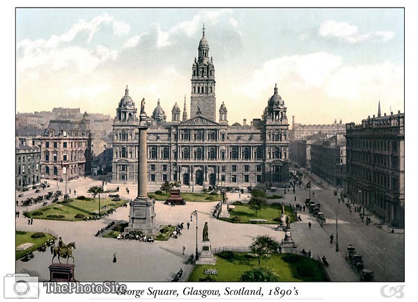 George Square, Glasgow, Scotland - Click Image to Close